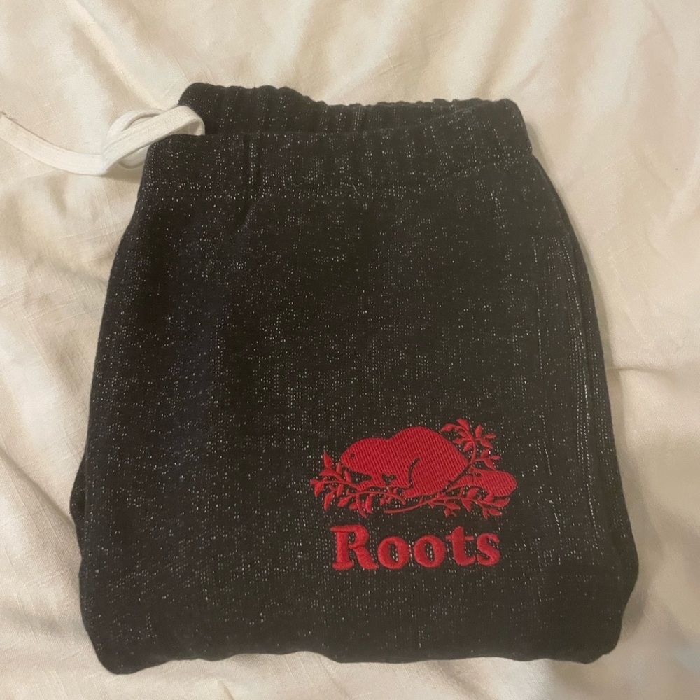 Men’s Roots Cabin Holiday Collection Sweatpants, Size S